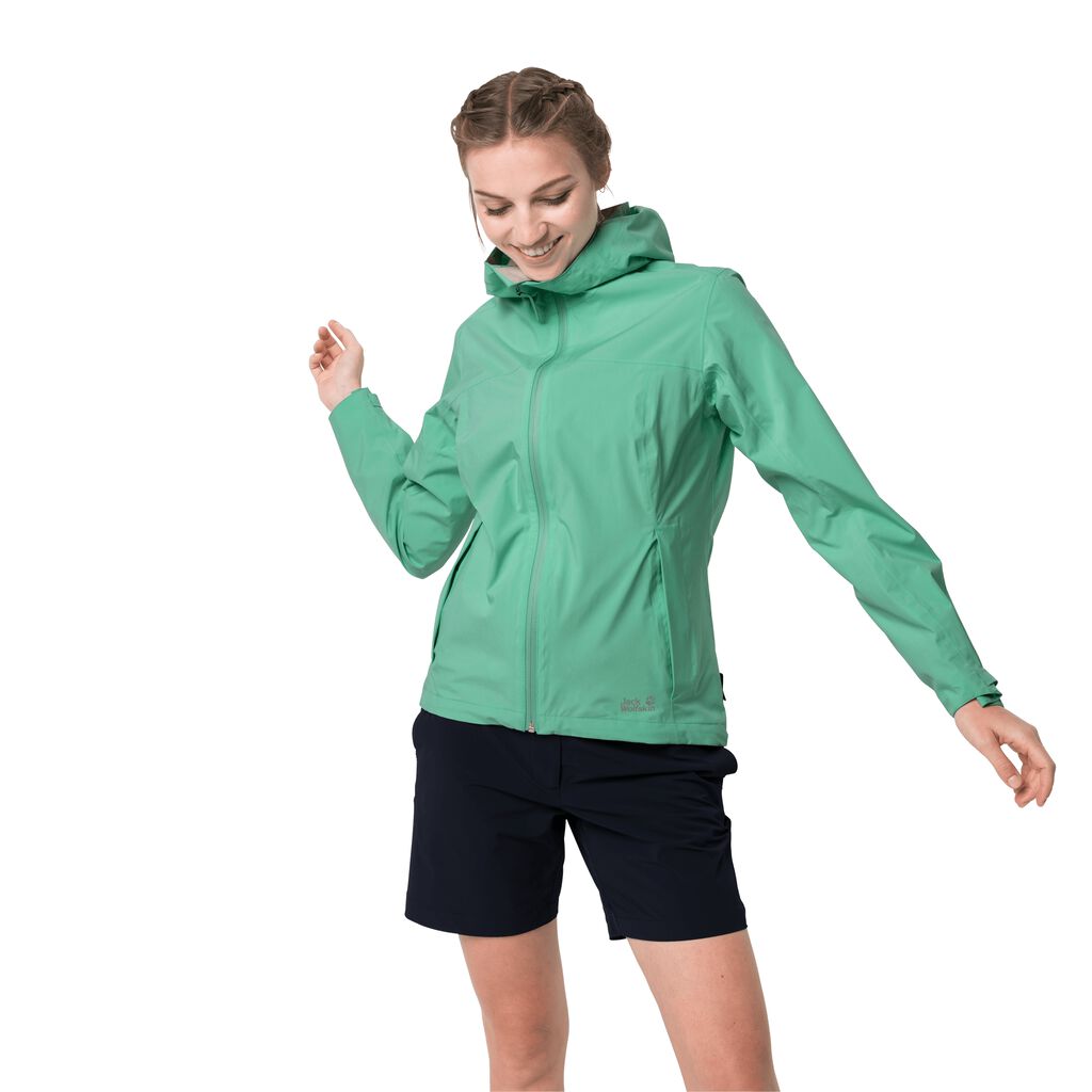 Jack Wolfskin JWP SHELL Vestes Femme Vert - RIVAGCH-51